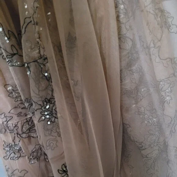 Anthropologie Dress Size Small Long Maeve Pink and Black - Picture 9 of 12